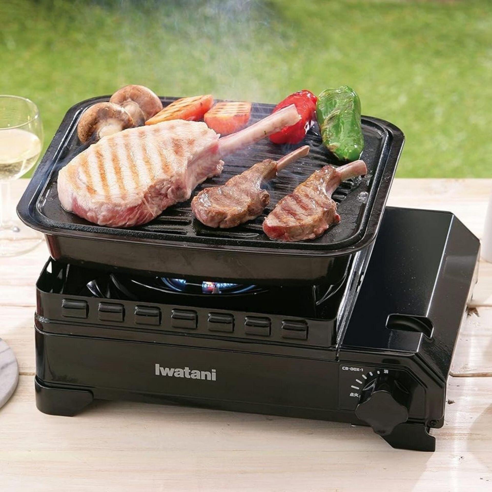 Iwatani Tough Maru Outdoor Cooking Stove, Black L34.1xW28.3xH12.9cm