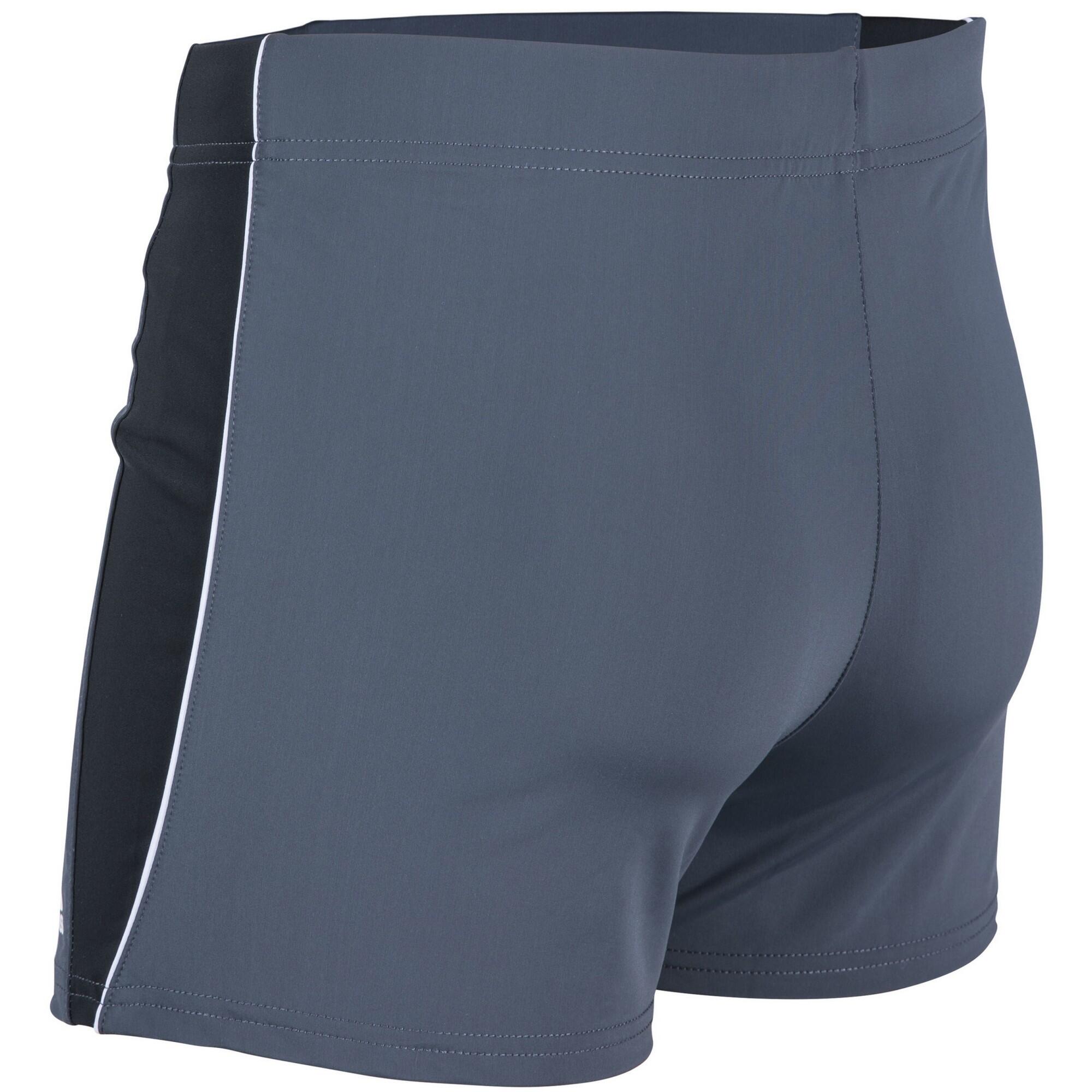 Costume Da Bagno A Pantaloncino Uomo Trespass Tightrope Grigio Pietra 2/3