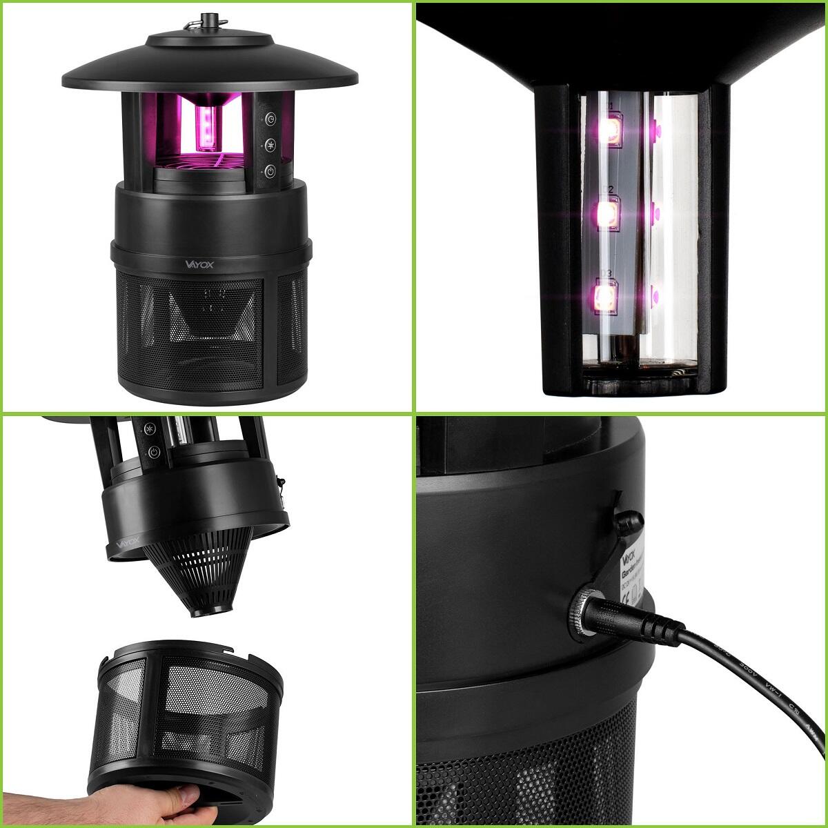 UV-insectenverdelger voor muggen vliegen VAYOX VA0195 60m2 3/7