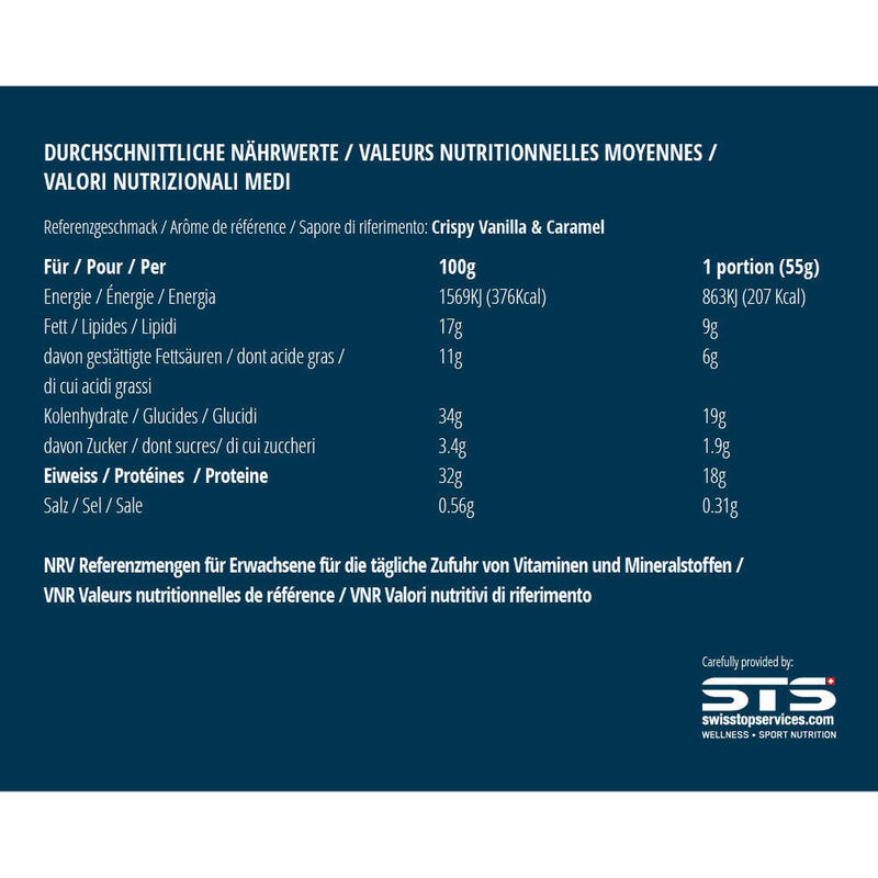 Barres protéinées - Nutramino Protein Bar - Brownie au Chocolat Boite de 12