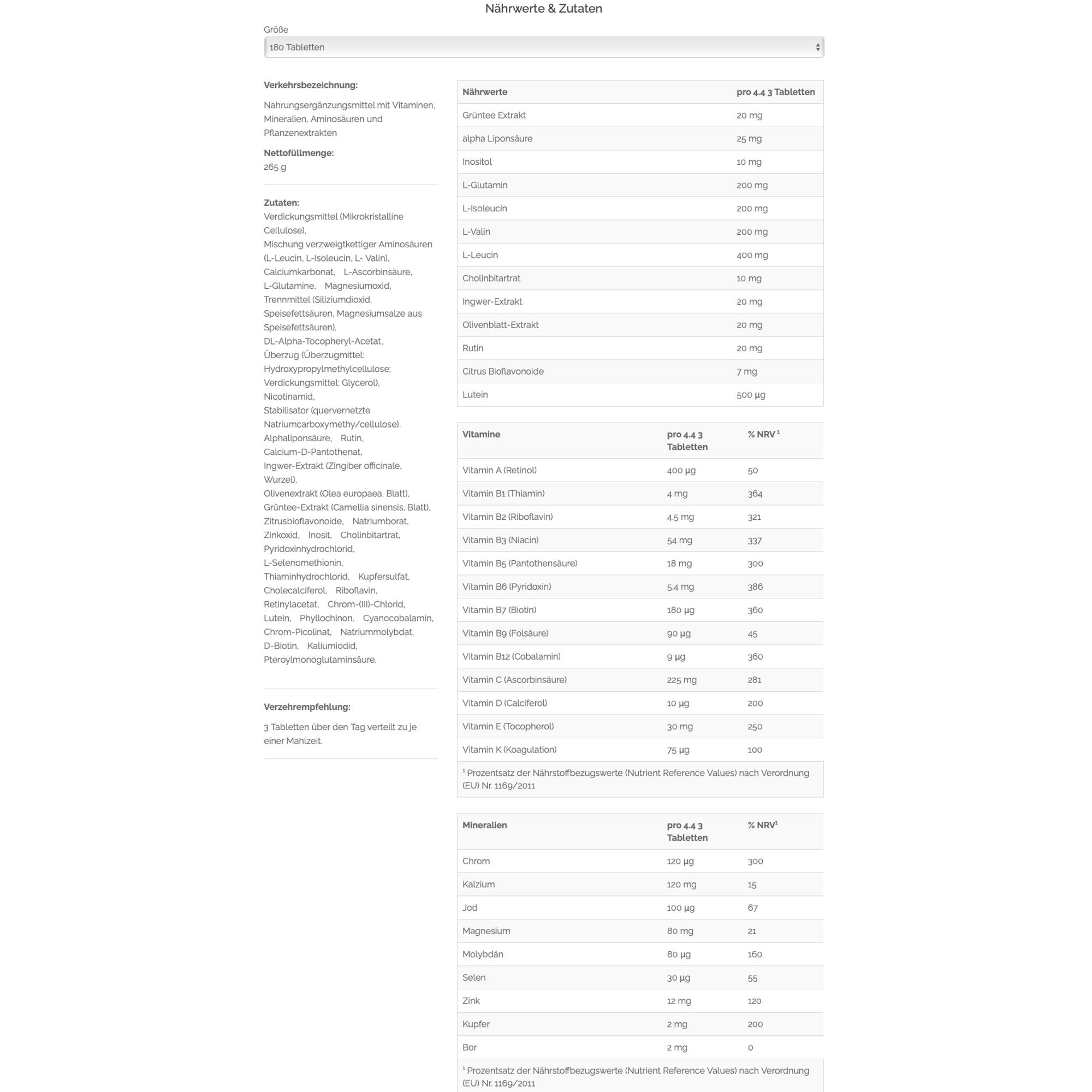 Multivitamine - Opti-men (180 Compresse) 5/6