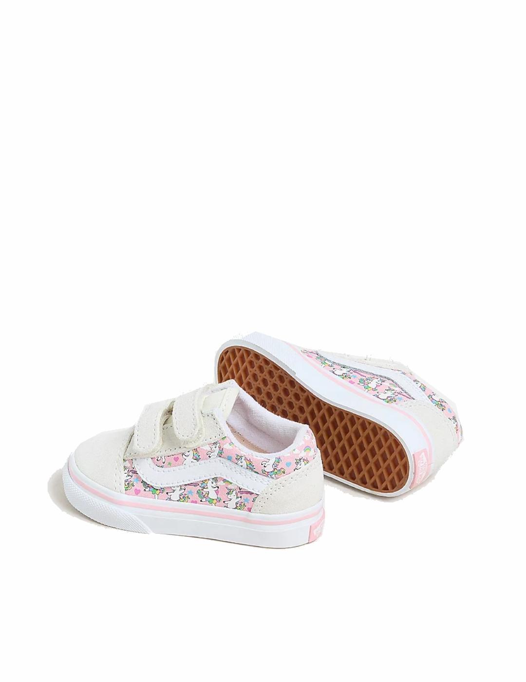 Zapatillas para Niña Vans Old skool skaticorn Blanco 3/4