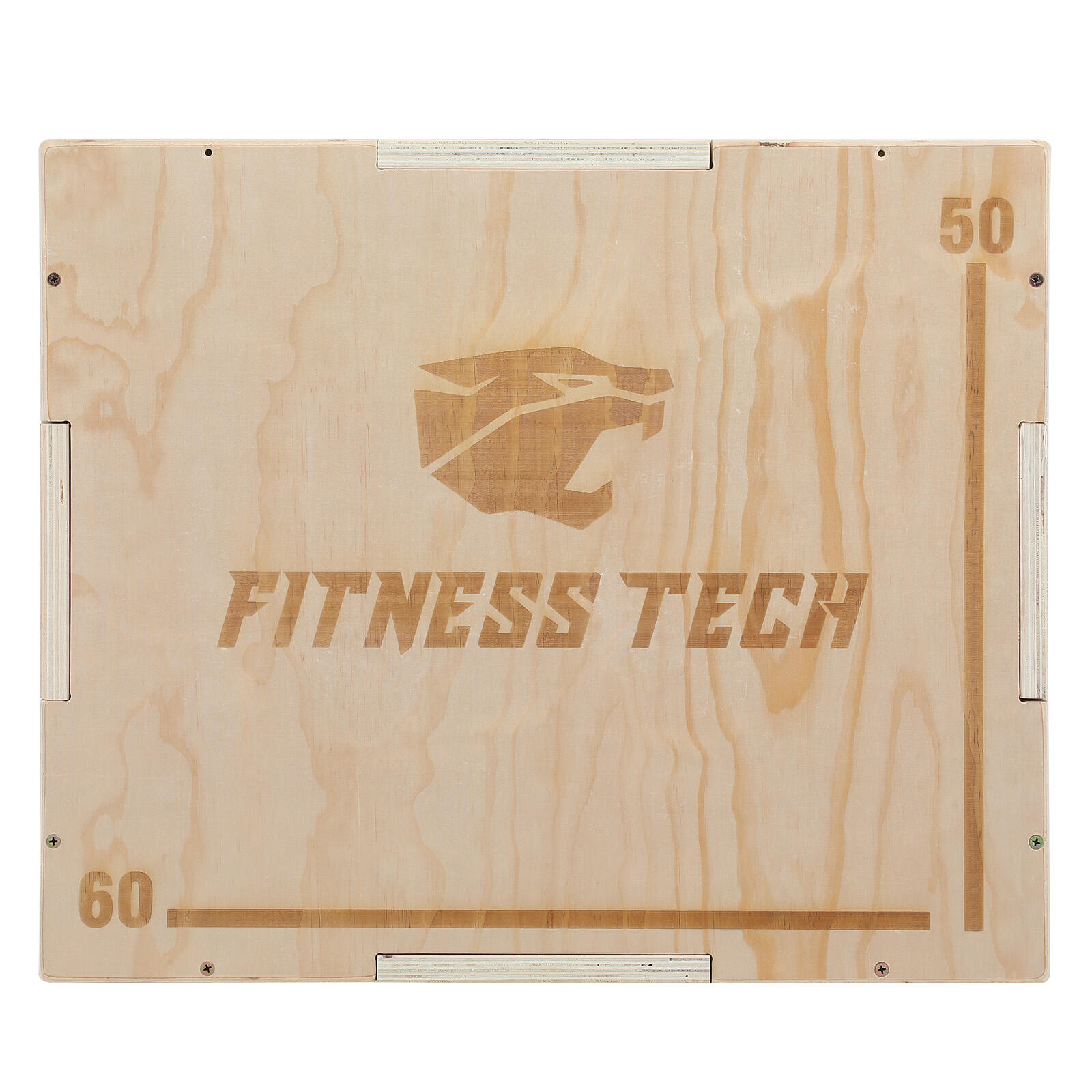 Caisse Pliométrique Bois Box Jump 40×50×60cm Fitness Tech 2/7