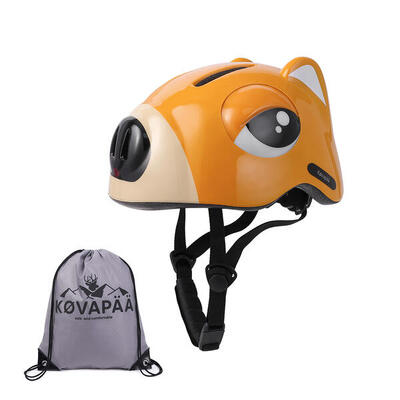 Køvapää fietshelm oranje wasbeer