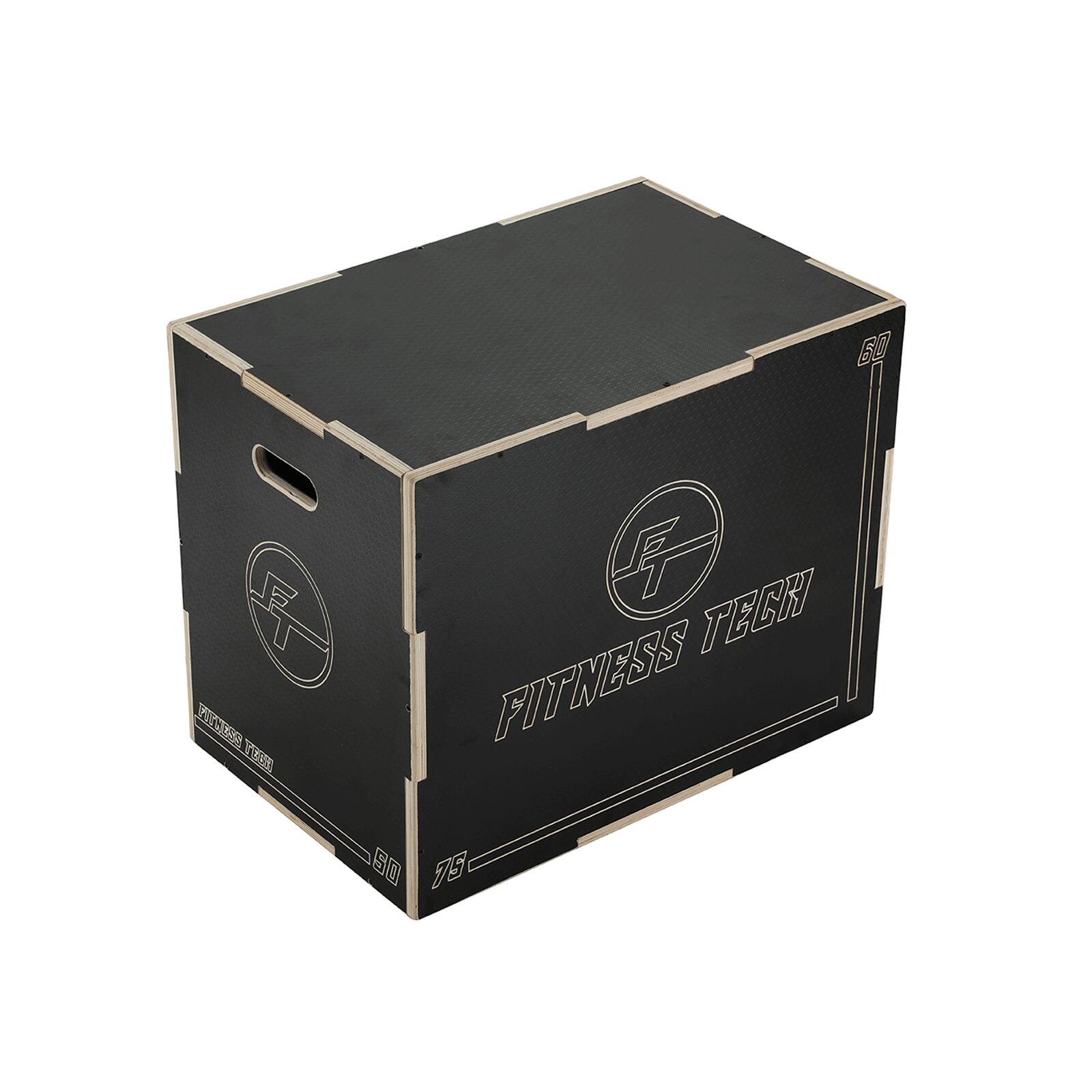 Caisse Pliométrique Full Grip 51×61×75cm Fitness Tech 2/7
