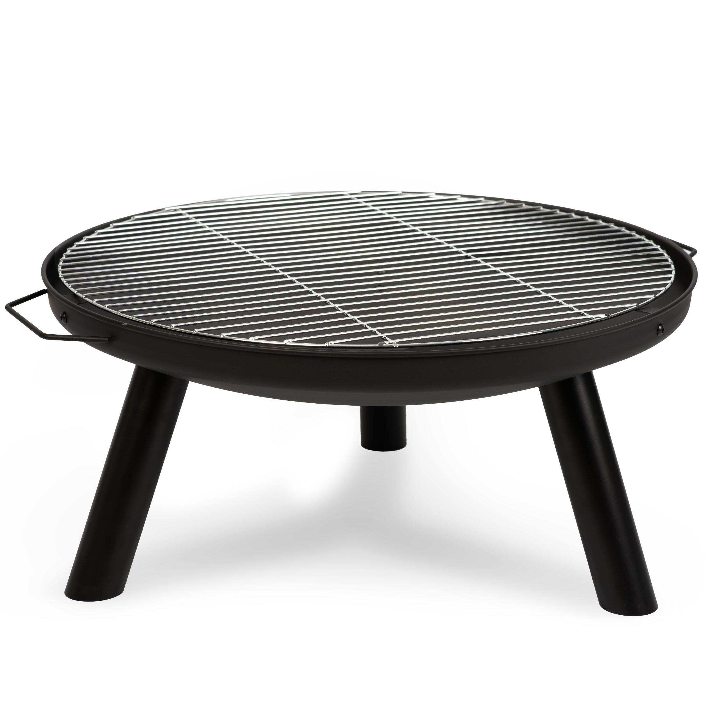 Palenisko ogrodowe z rusztem uchwytami na ognisko grill 60cm Berdsen BD-881 2/6