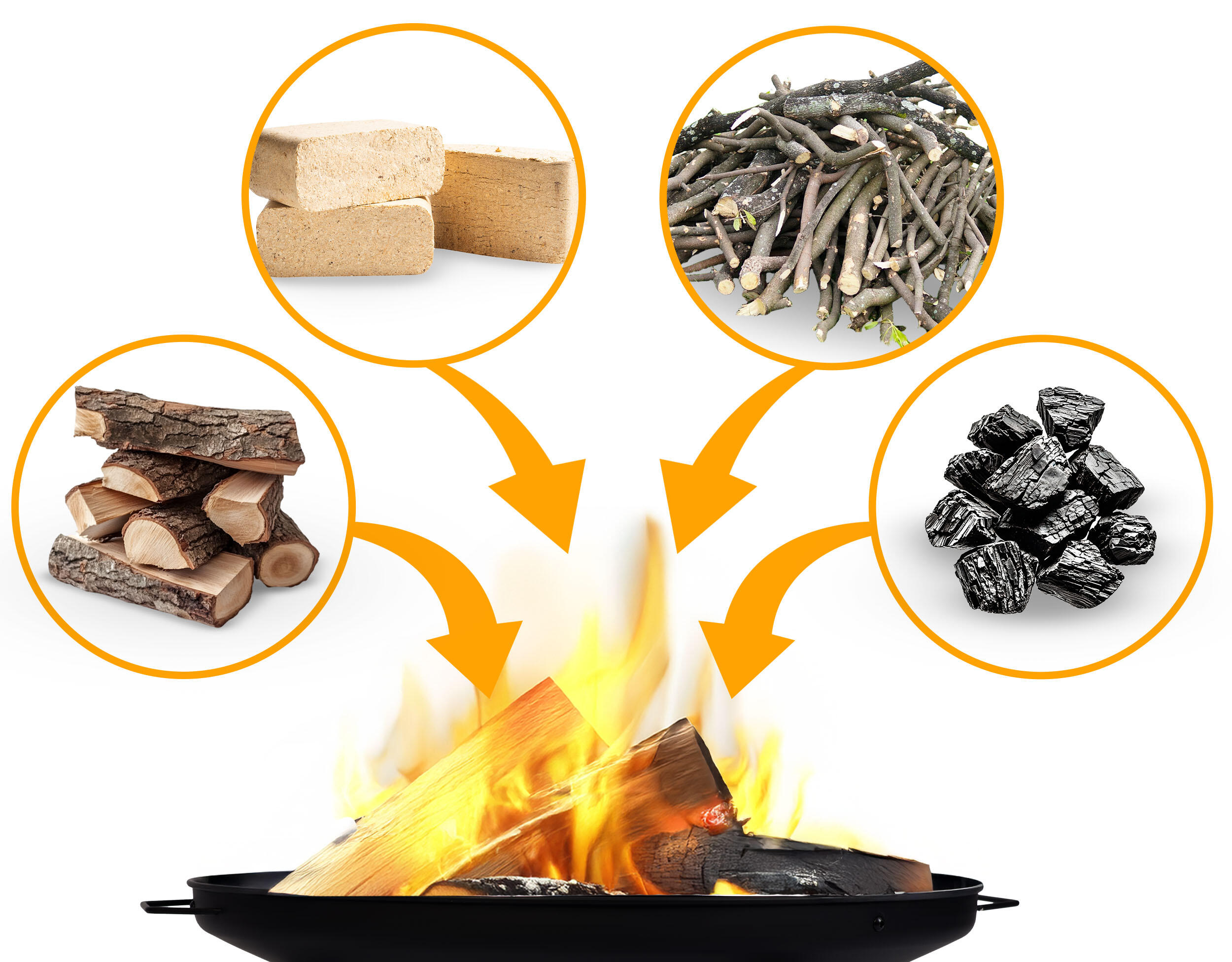 Palenisko ogrodowe z rusztem uchwytami na ognisko grill 60cm Berdsen BD-881 3/6