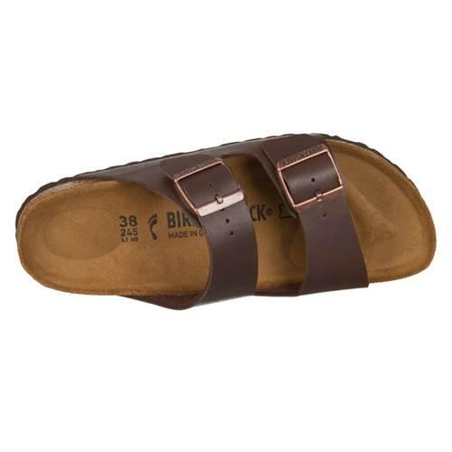 Mules femmes Birkenstock Arizona Dunkelbraun Birkoflor 4/7