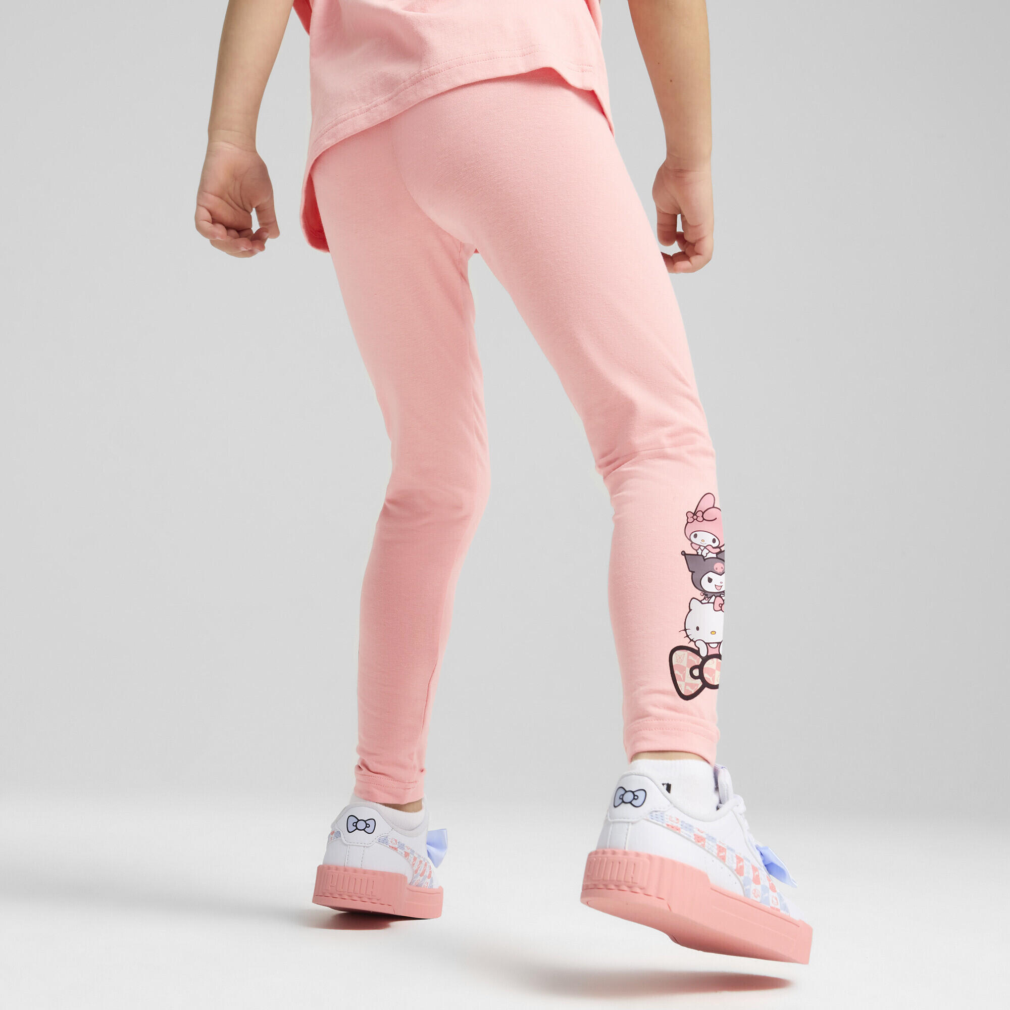 Leggings a vita alta PUMA x HELLO KITTY AND FRIENDS per bambina PUMA Pink Fruit 3/7