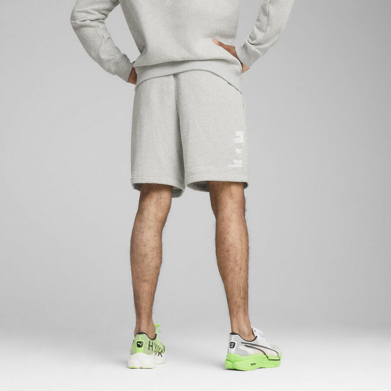 Męskie szorty dresowe PUMA × HYROX PUMA Light Gray Heather