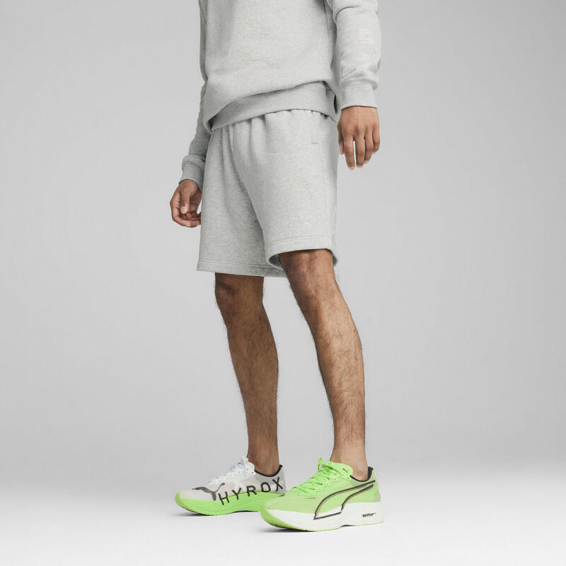 Męskie szorty dresowe PUMA × HYROX PUMA Light Gray Heather