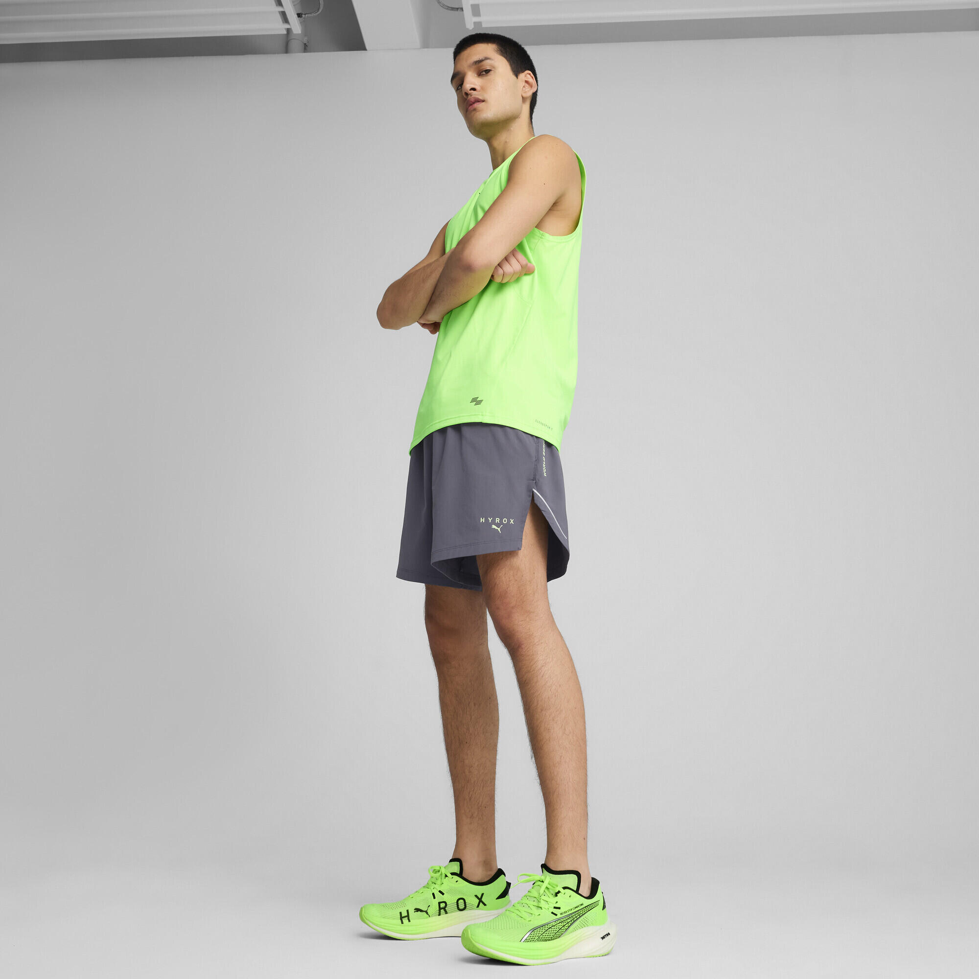 PUMA x HYROX ULTRAWEAVE short voor heren, 15 cm PUMA Galactic Gray 4/7