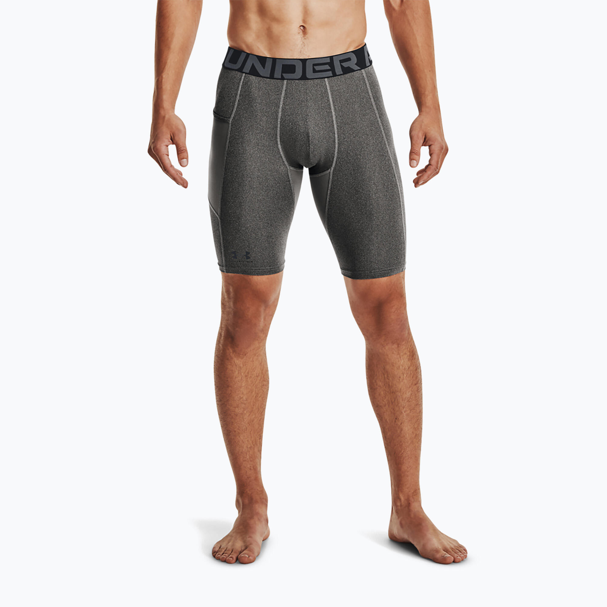 Under Armour HeatGear Compression Shorts Grau Mann 5/6