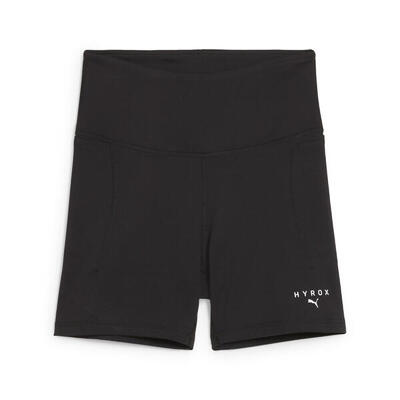 Puma x hyrox cloudspun korte legging voor dames. 8 cm puma black