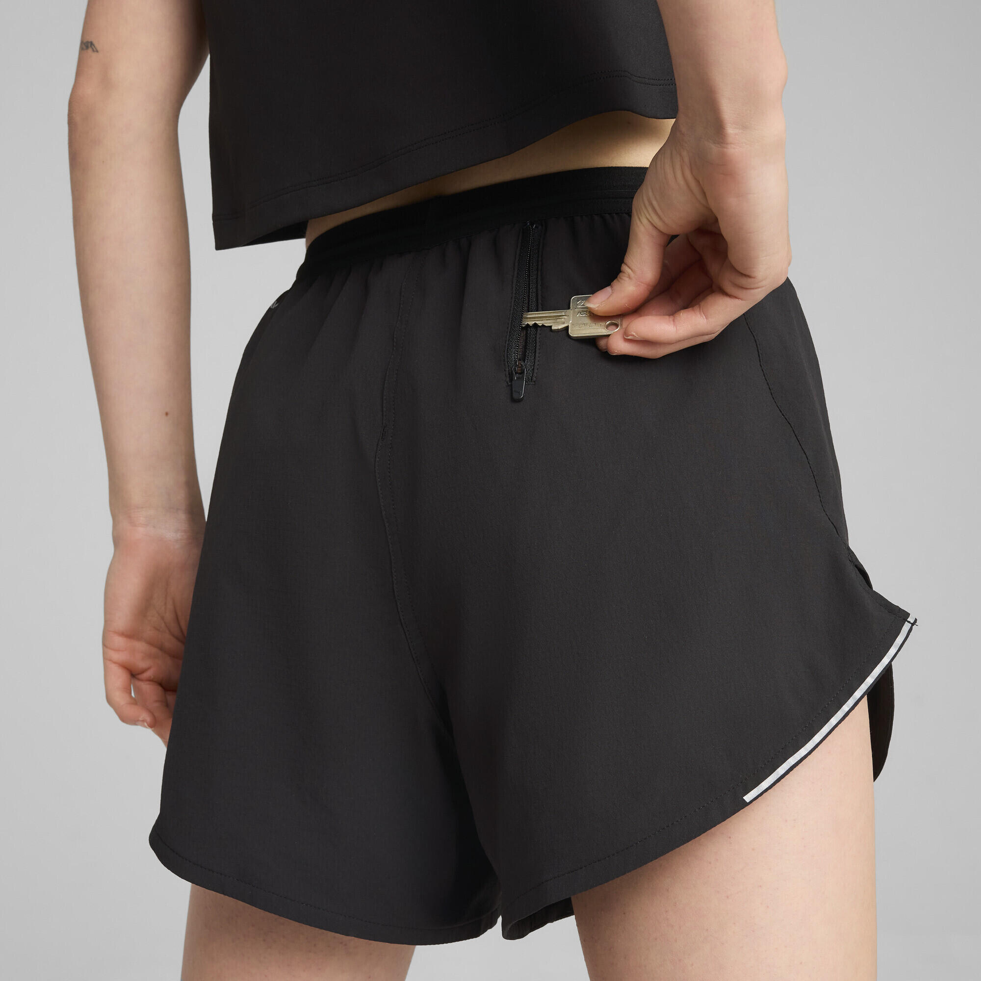 Shorts PUMA x HYROX ULTRAWEAVE Velocity 4" Mujer PUMA Black 3/7