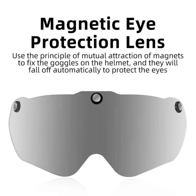 Casco de bicicleta con absorción de impactos EPS y visera de gafas 2/5