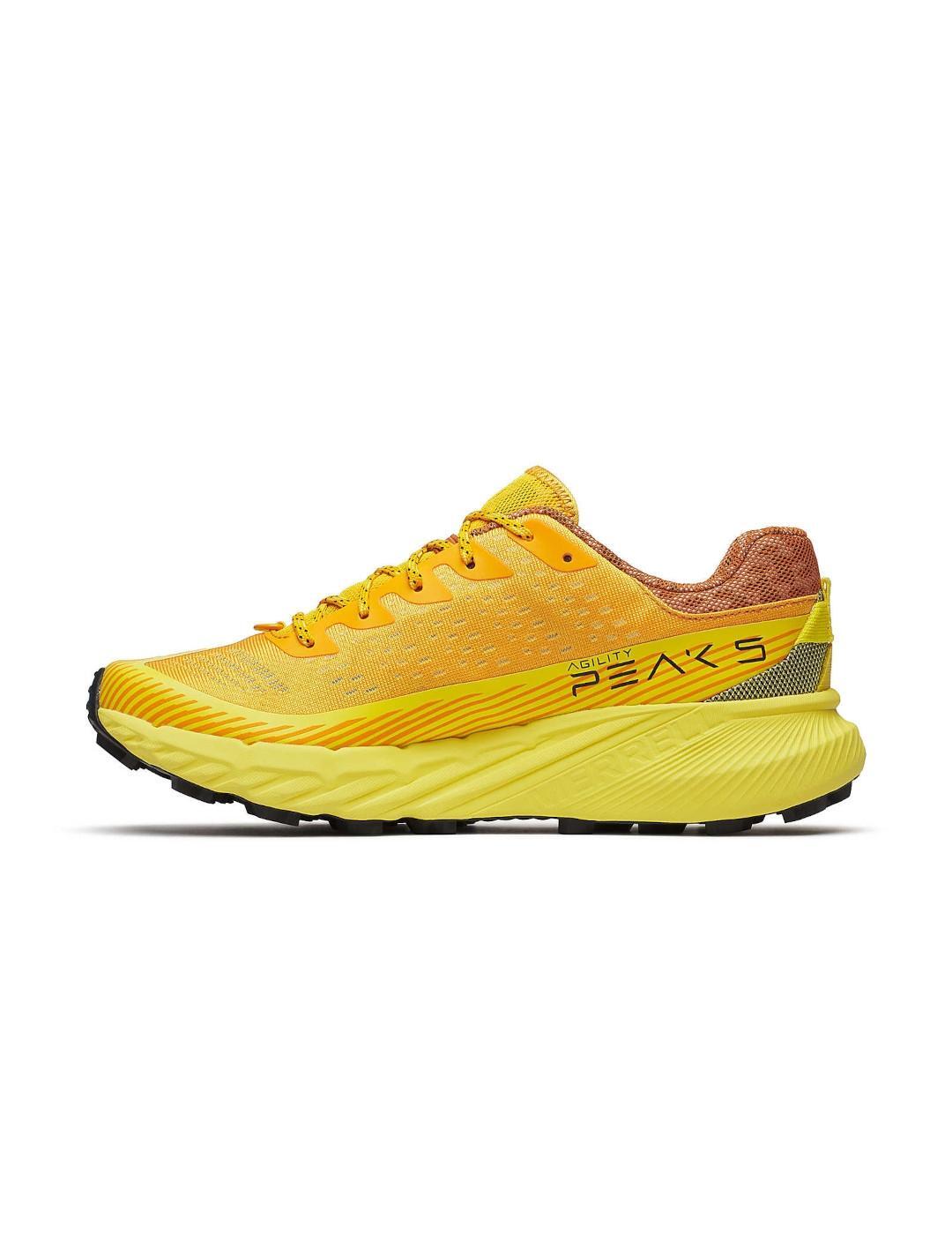 Tênis Masculino Merrell Agility peak 5 Amarelo. 2/6