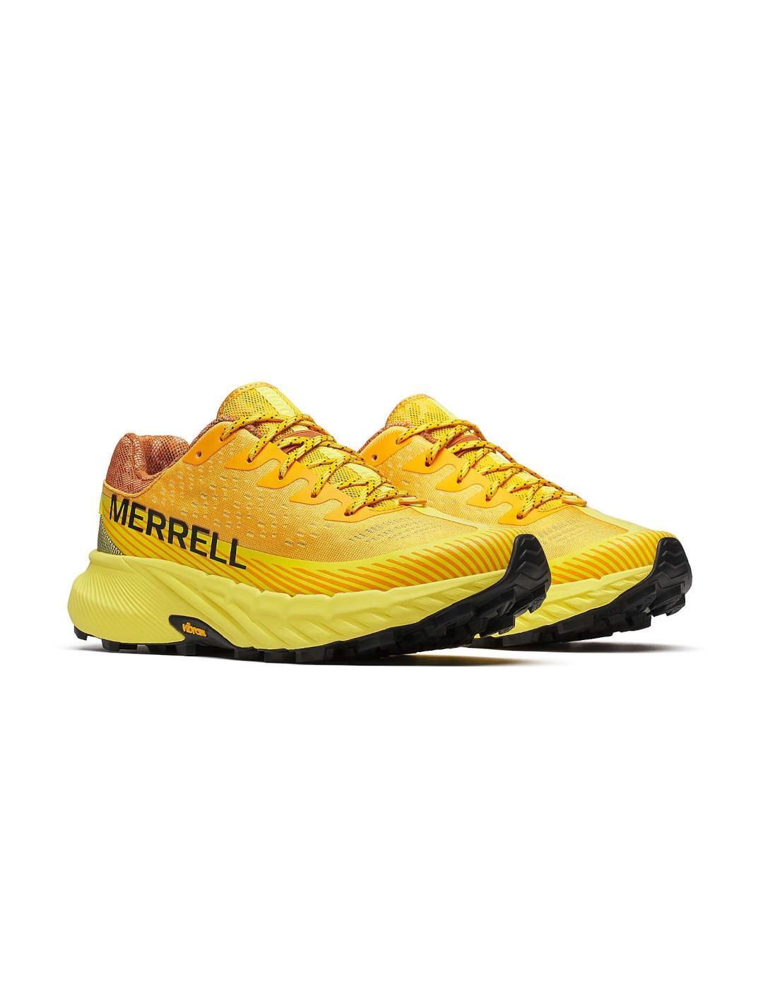 Tênis Masculino Merrell Agility peak 5 Amarelo. 3/6