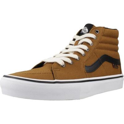 Sneakers vans model skate sk8-hi kleur bruin