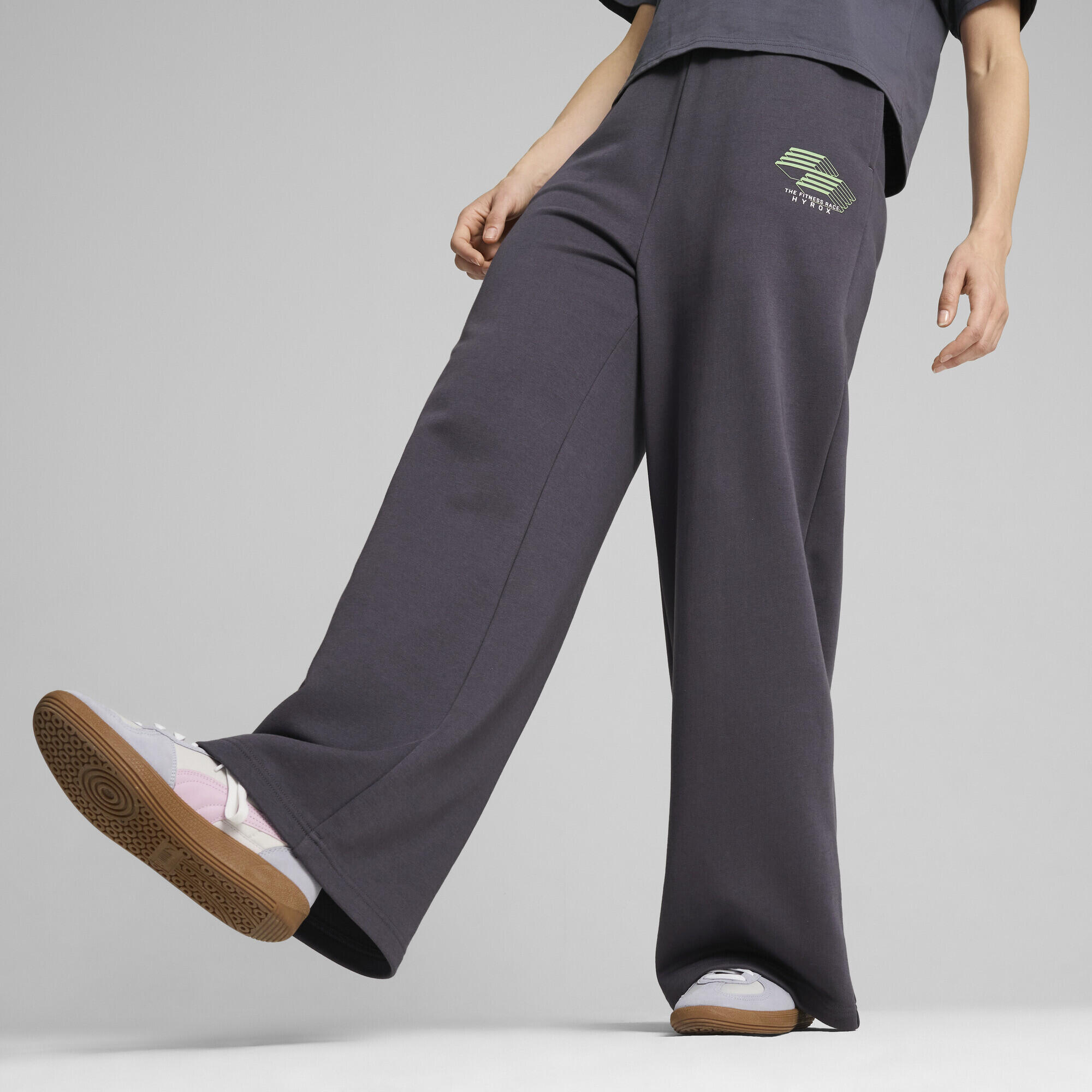 Pantaloni da tuta PUMA x HYROX da donna PUMA Galactic Gray 2/7