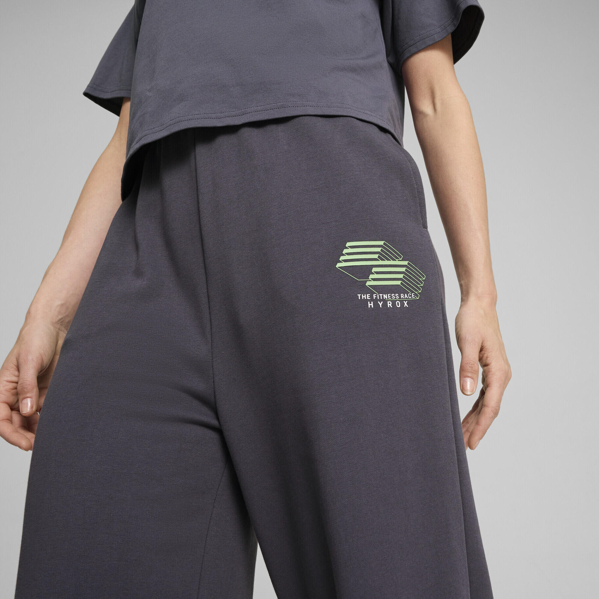 Pantaloni da tuta PUMA x HYROX da donna PUMA Galactic Gray 3/7