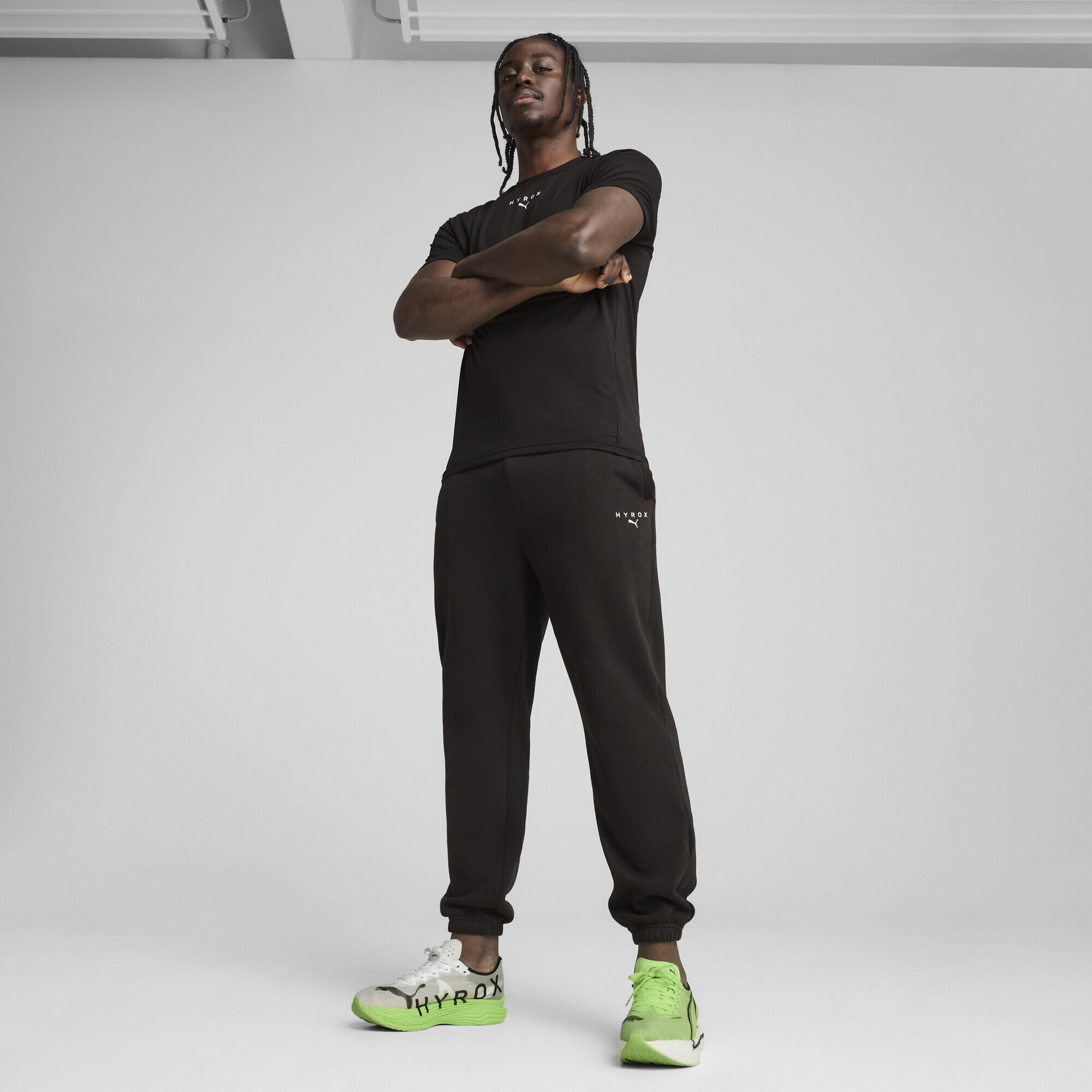 PUMA x HYROX Fleece-Jogginghose Herren PUMA 4/7