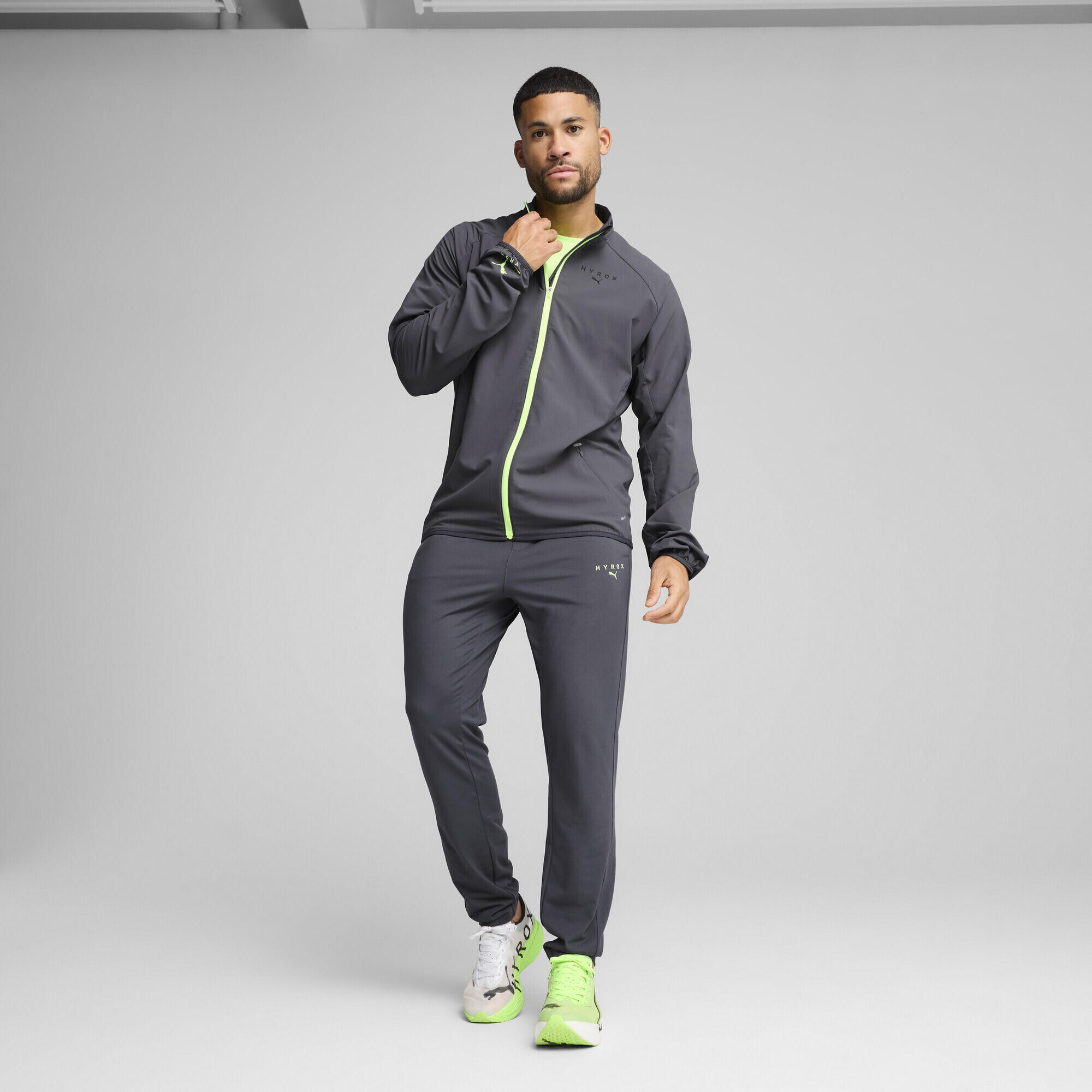 PUMA x HYROX ULTRAWEAVE jack voor heren PUMA Galactic Gray 4/7