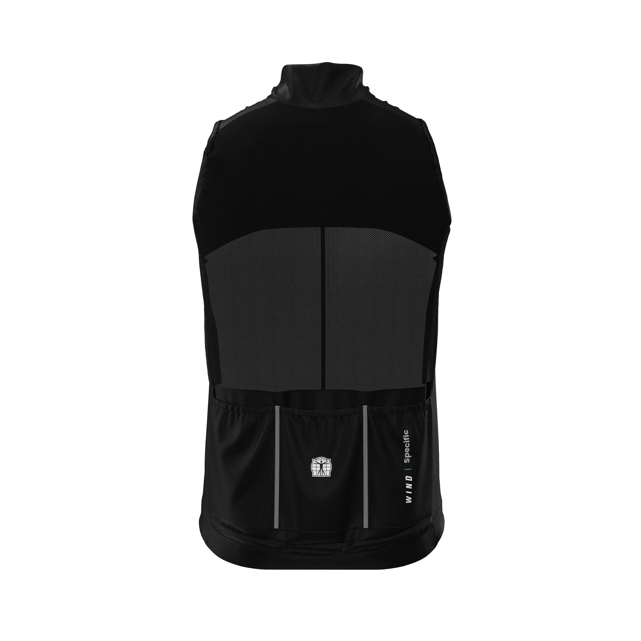 Gilet Cyclisme Coupe-Vent Homme - Icon Eclipse Black 2/7