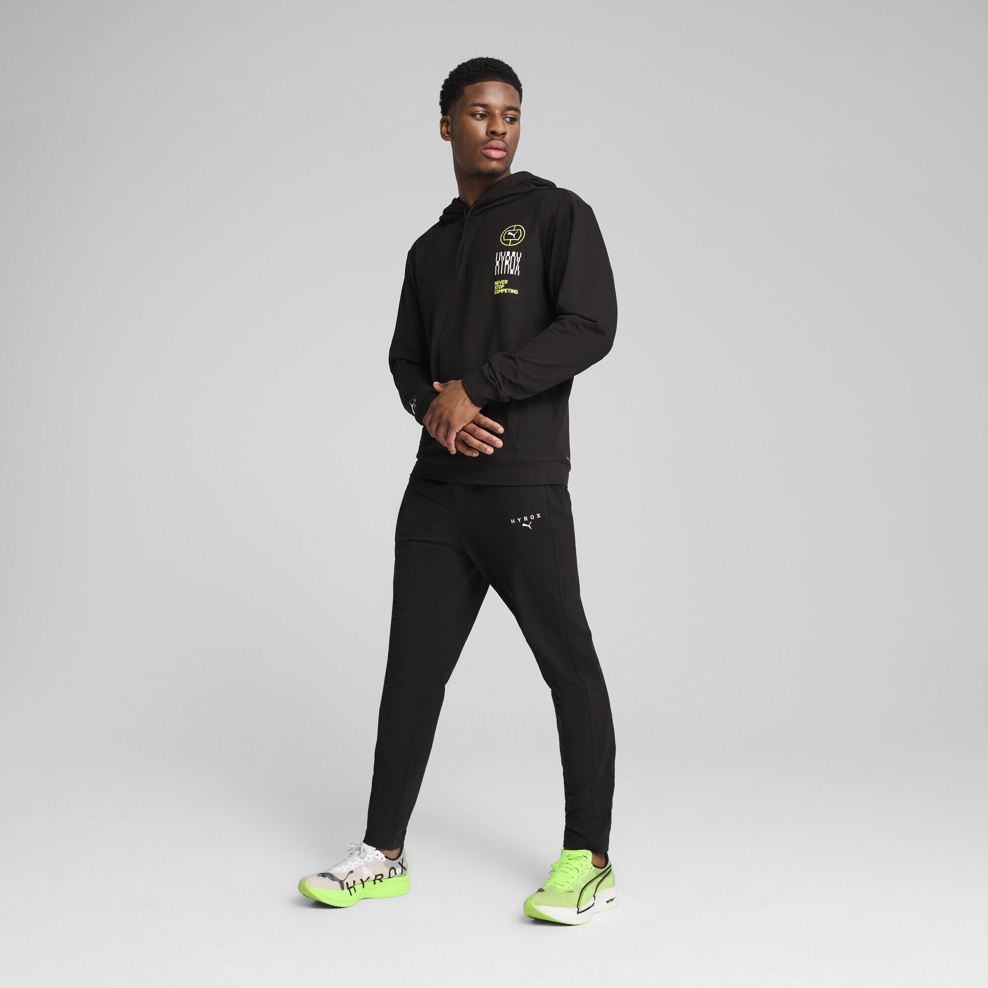 Sudadera con capucha PUMA x HYROX CLOUDSPUN Hombre PUMA Black 4/7