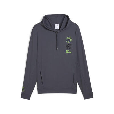 Felpa con cappuccio PUMA x HYROX CLOUDSPUN da uomo PUMA Galactic Gray