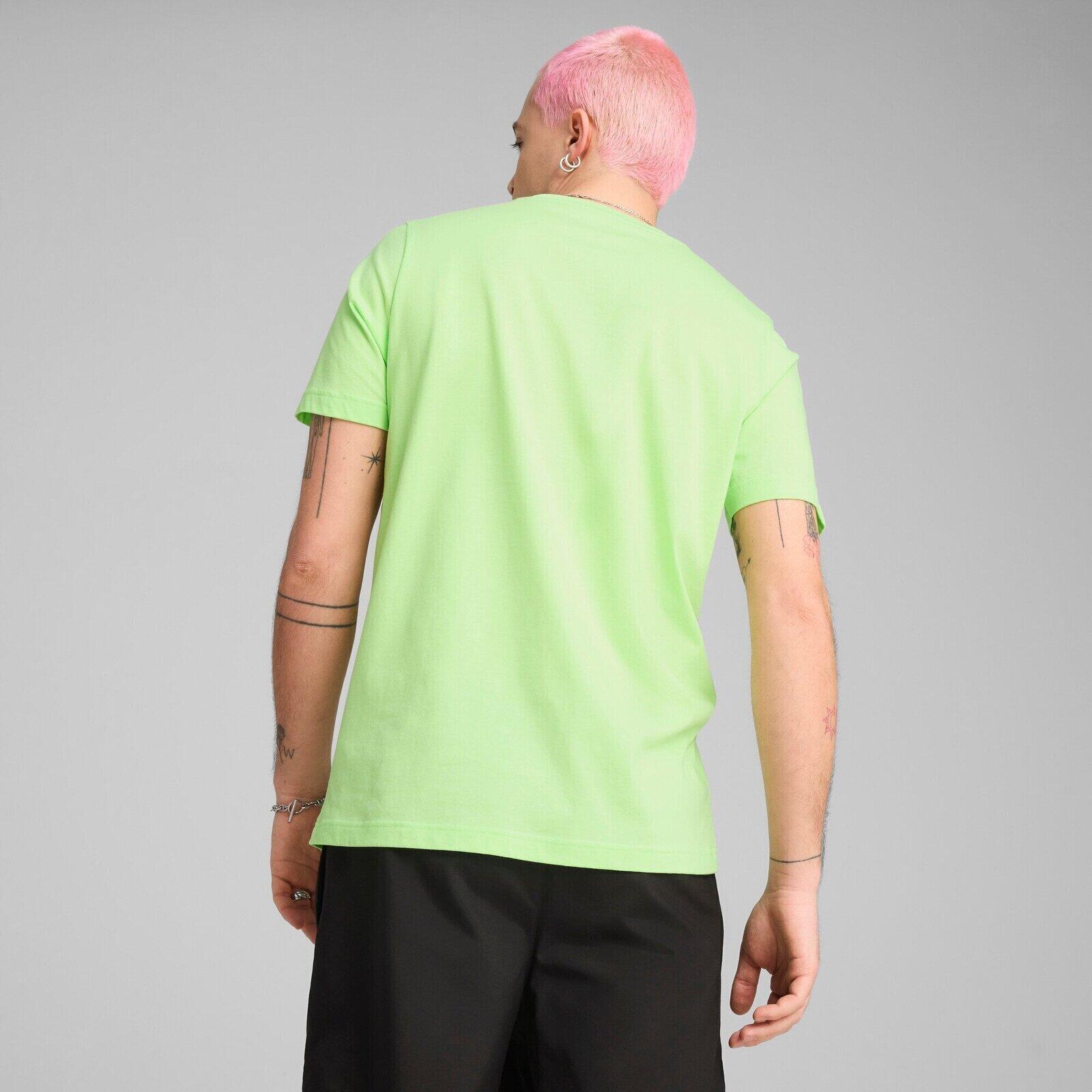 T-shirt Puma Ess Logo Lab Summer Tee, Vert, Hommes 2/5