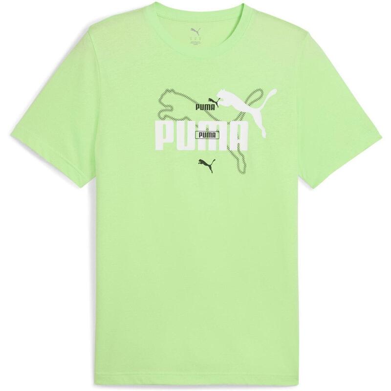 Tricou barbati Puma Ess Logo Lab Summer Tee, Verde