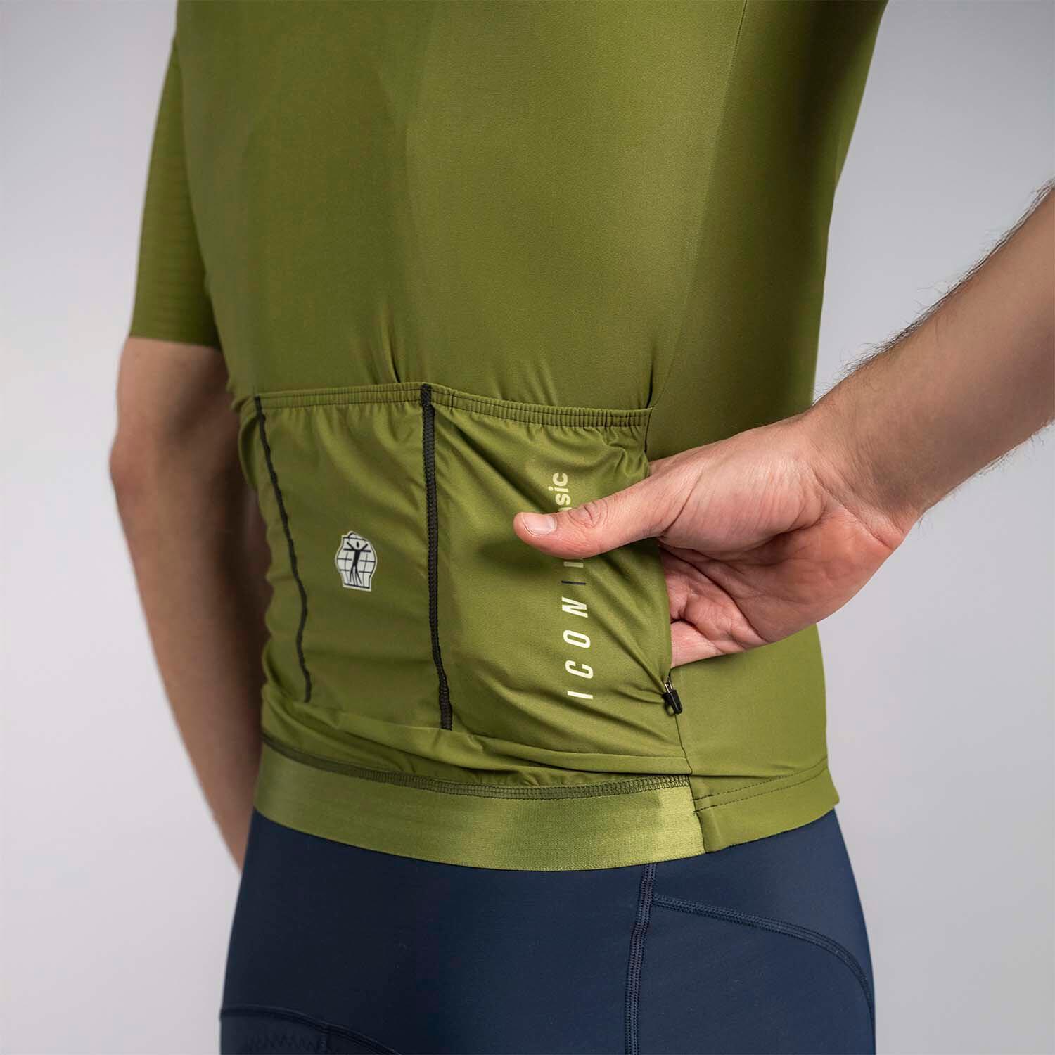 Maglia Ciclismo per Uomo - Thyme Green - Icon 6/7