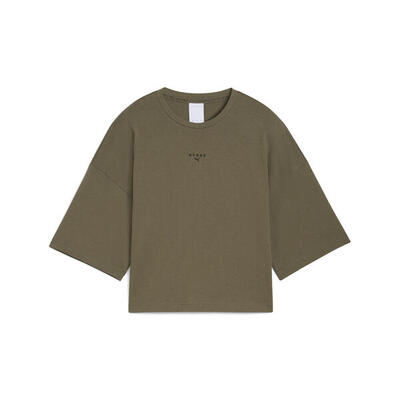 Puma x hyrox oversized t-shirt voor dames puma loden green