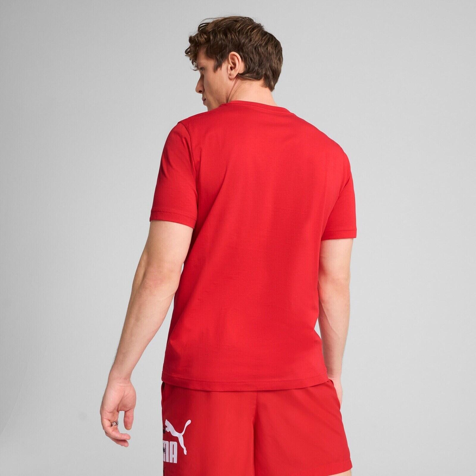 T-Shirt Puma Ess Logo Lab Summer Tee, Rot, Herren 2/5