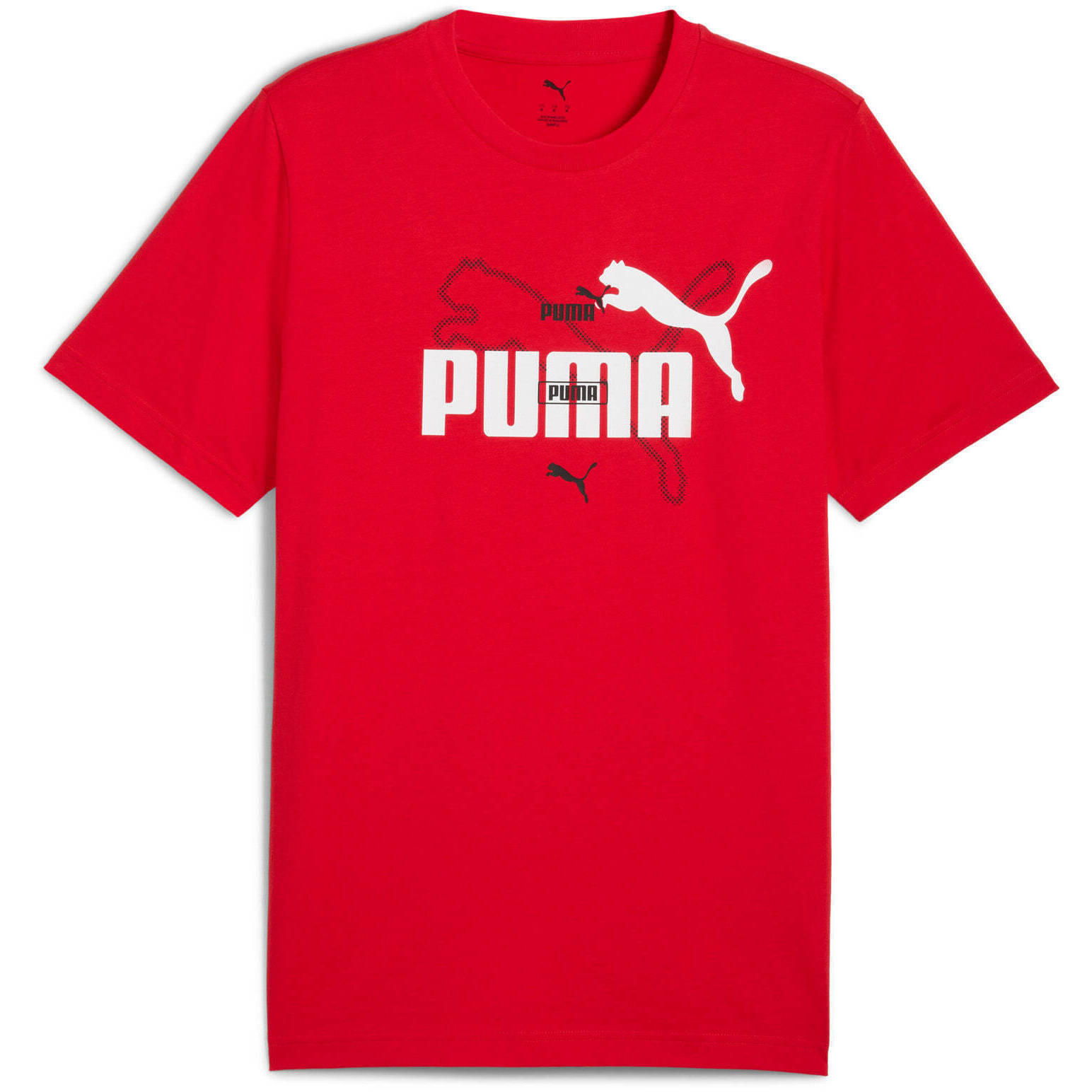 T-Shirt Puma Ess Logo Lab Summer Tee, Rot, Herren 4/5