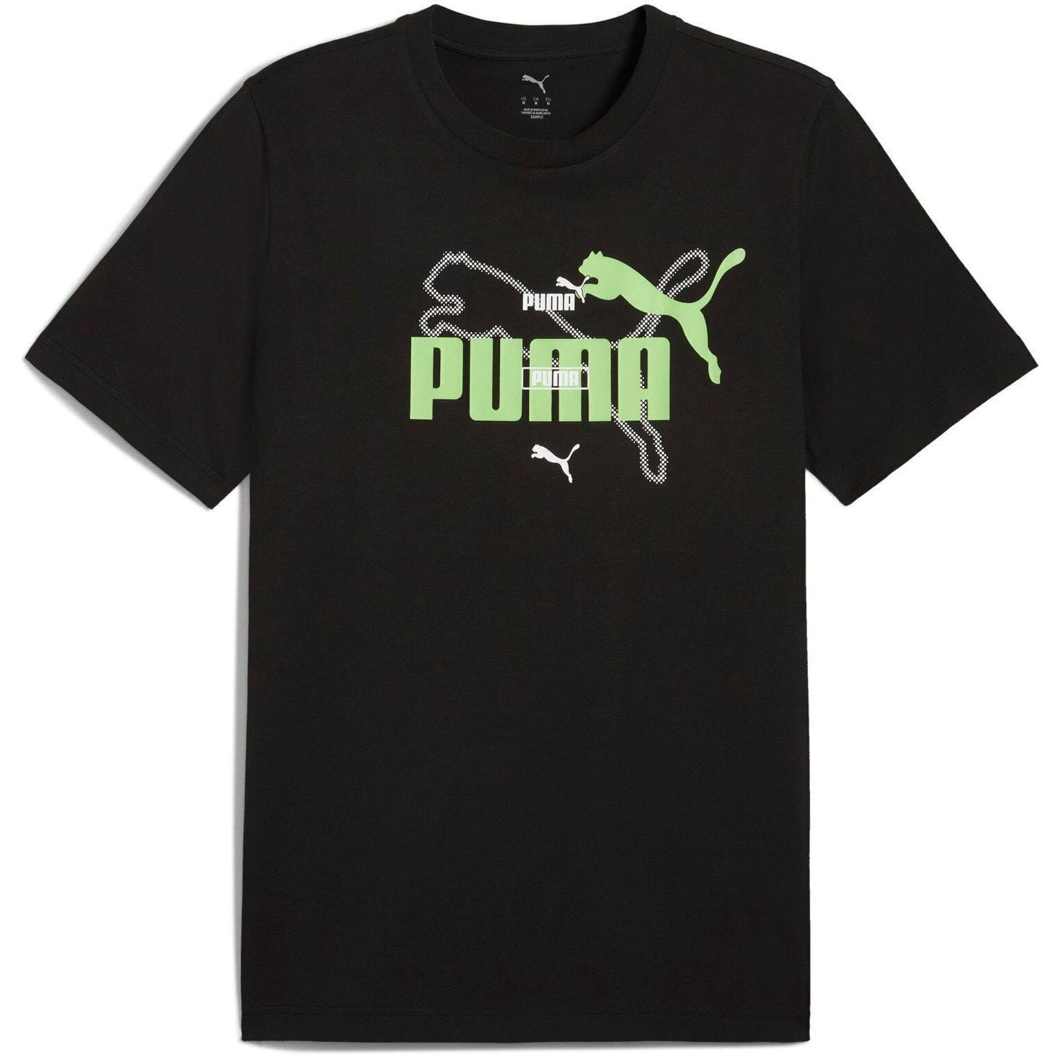 T-shirt Puma Ess Logo Lab Summer Tee, Noir, Hommes 1/2