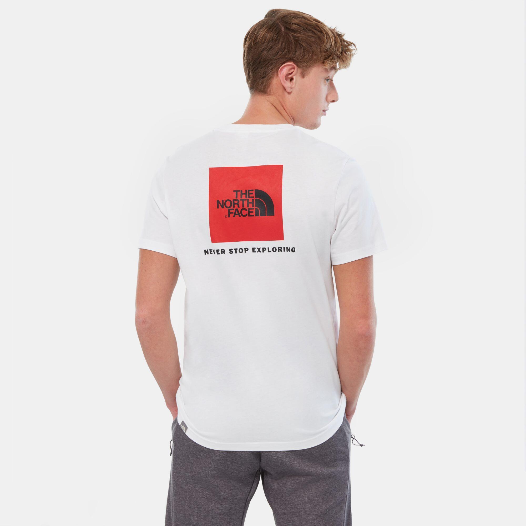 The North Face - T-shirt The North Face Redbox - T-shirt Manches Courtes - Blanc - 52 2xl - Decathlon
