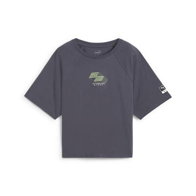 PUMA x HYROX Motion Cat T-Shirt Damen PUMA Galactic Gray