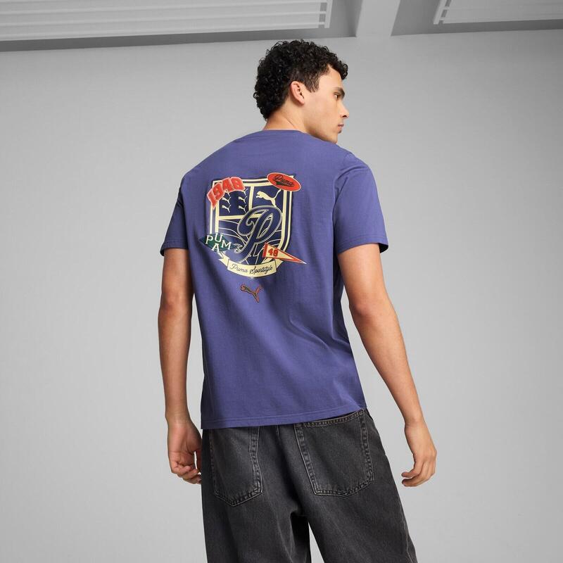 Tricou barbati Puma Sports Legacy Graphic Tee, Albastru