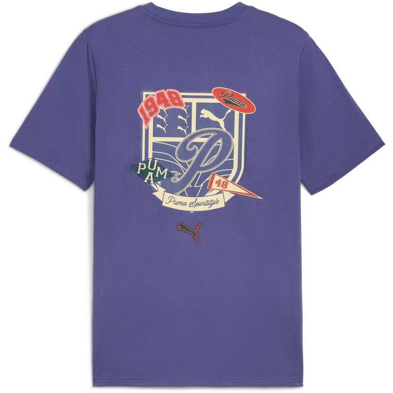 Tricou barbati Puma Sports Legacy Graphic Tee, Albastru