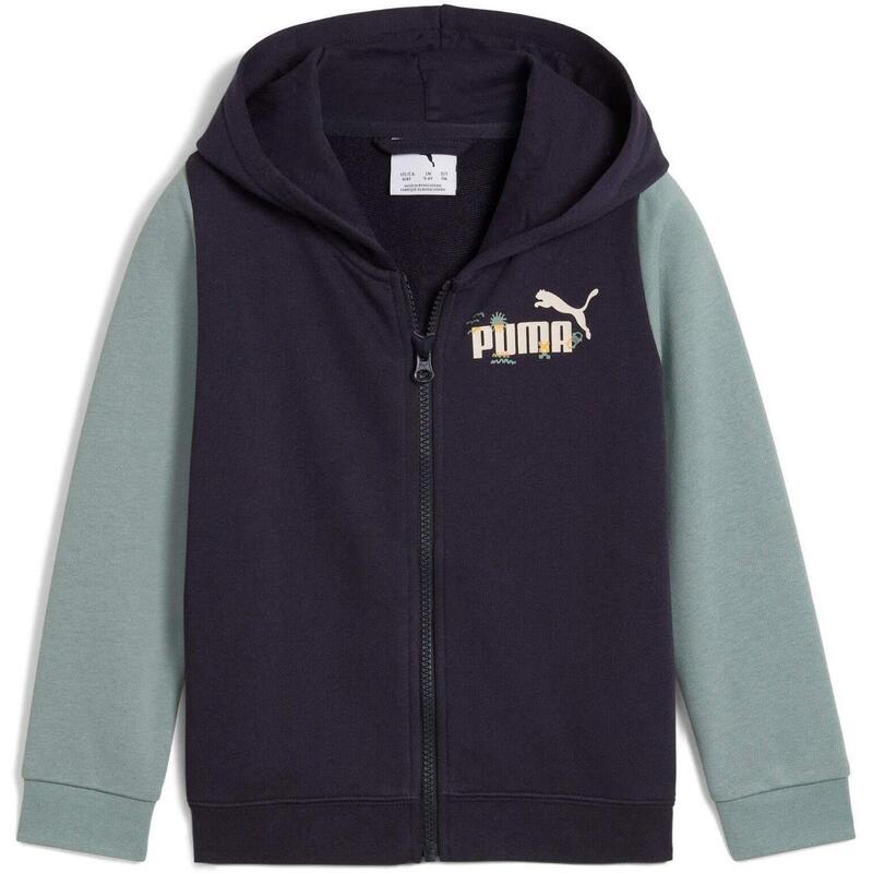 Hanorac copii Puma Sandy Adventures Hoodie Full-zip Tr Ps, Albastru