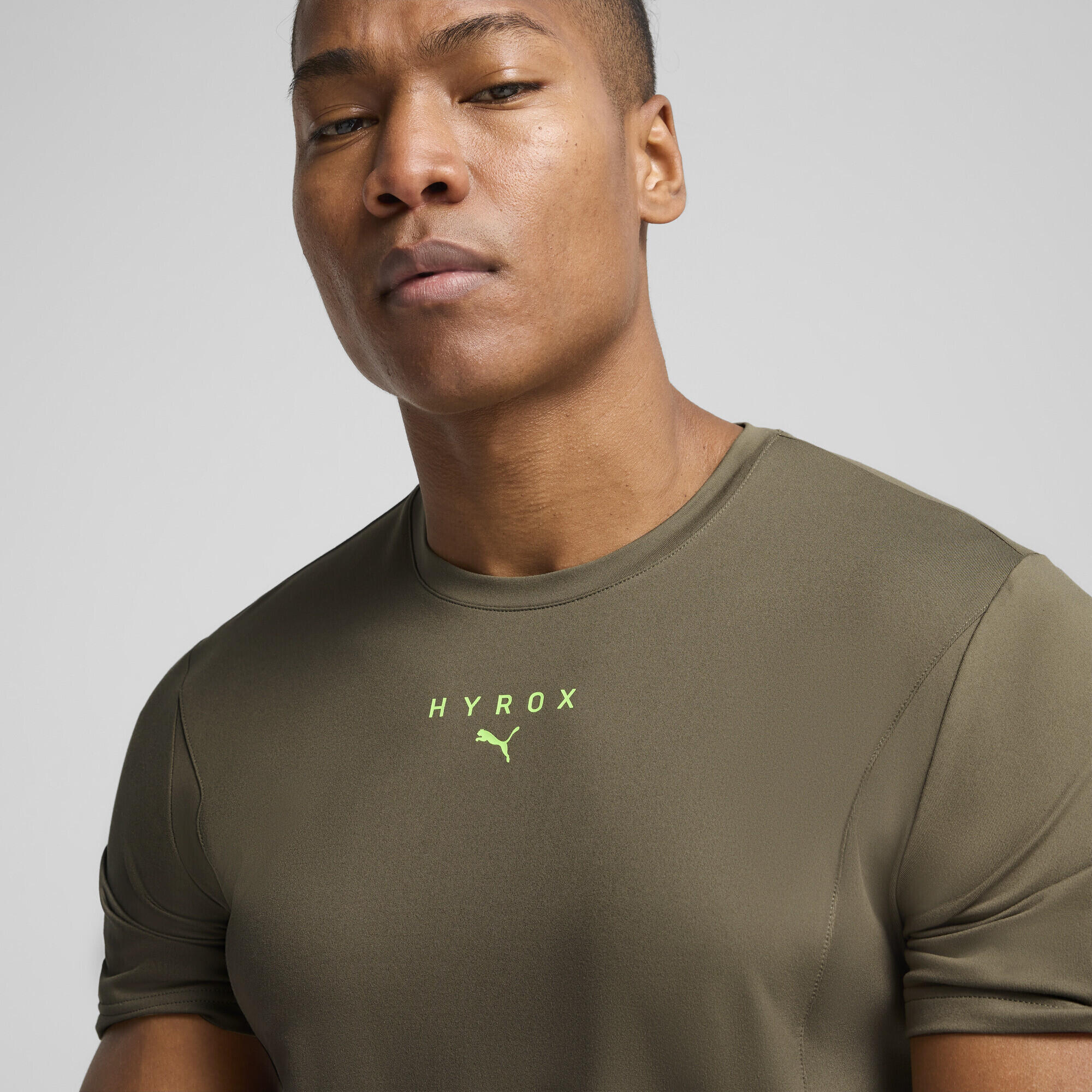 Camiseta PUMA x HYROX CLOUDSPUN Hombre PUMA Loden Green 3/7