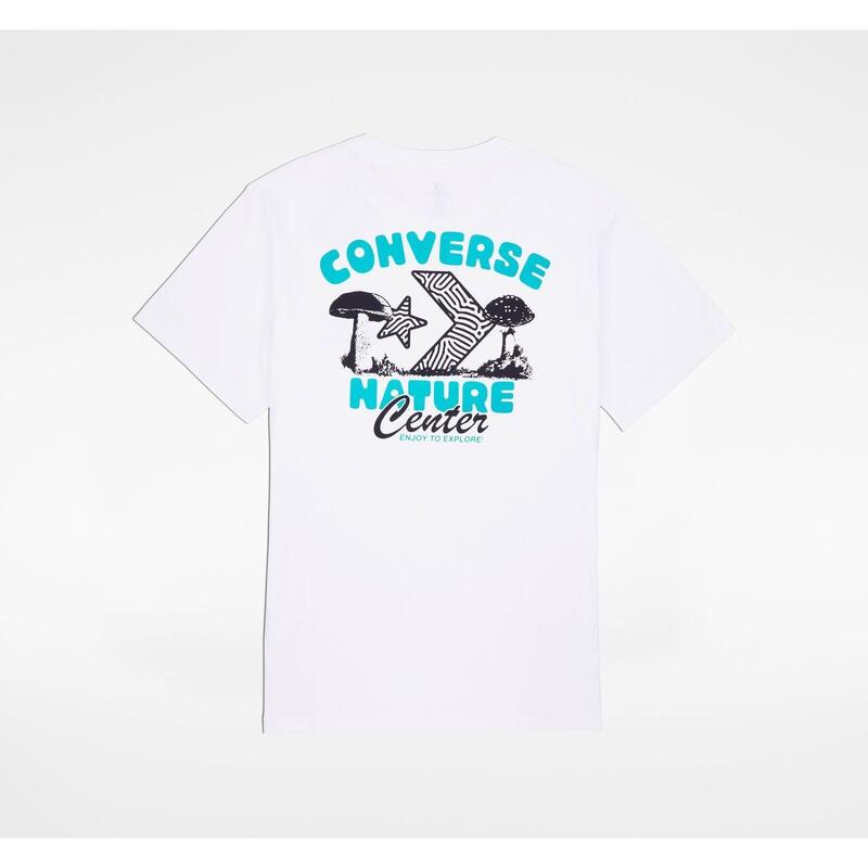 Tricou barbati Converse Con T-shirt M Con Nature Center Tee, Alb