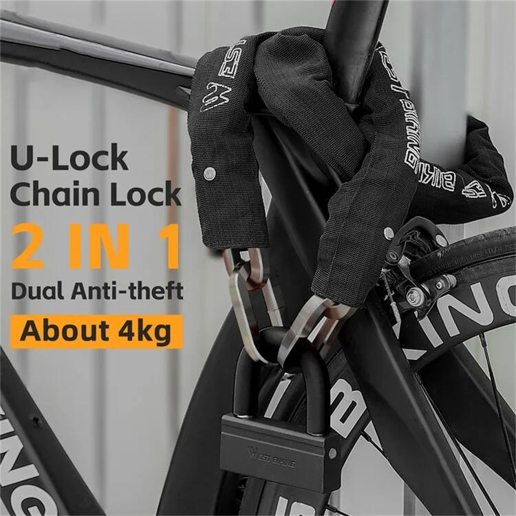 Zámek na kolo s řetězem U-lock 5/7