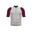 Cycling Jersey Short Sleeve Kids - Icon Warm Grey/Bordeaux