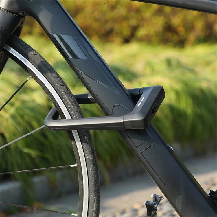 Încuietoare biciclete impermeabilă, anti-tăiere, negru