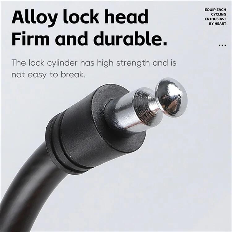 Gruby kabel PVC do roweru, zamek antykradzieżowy do MTB 6/7