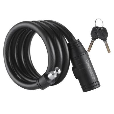 Dik pvc kabel voor fietsbeveiliging voor vtt