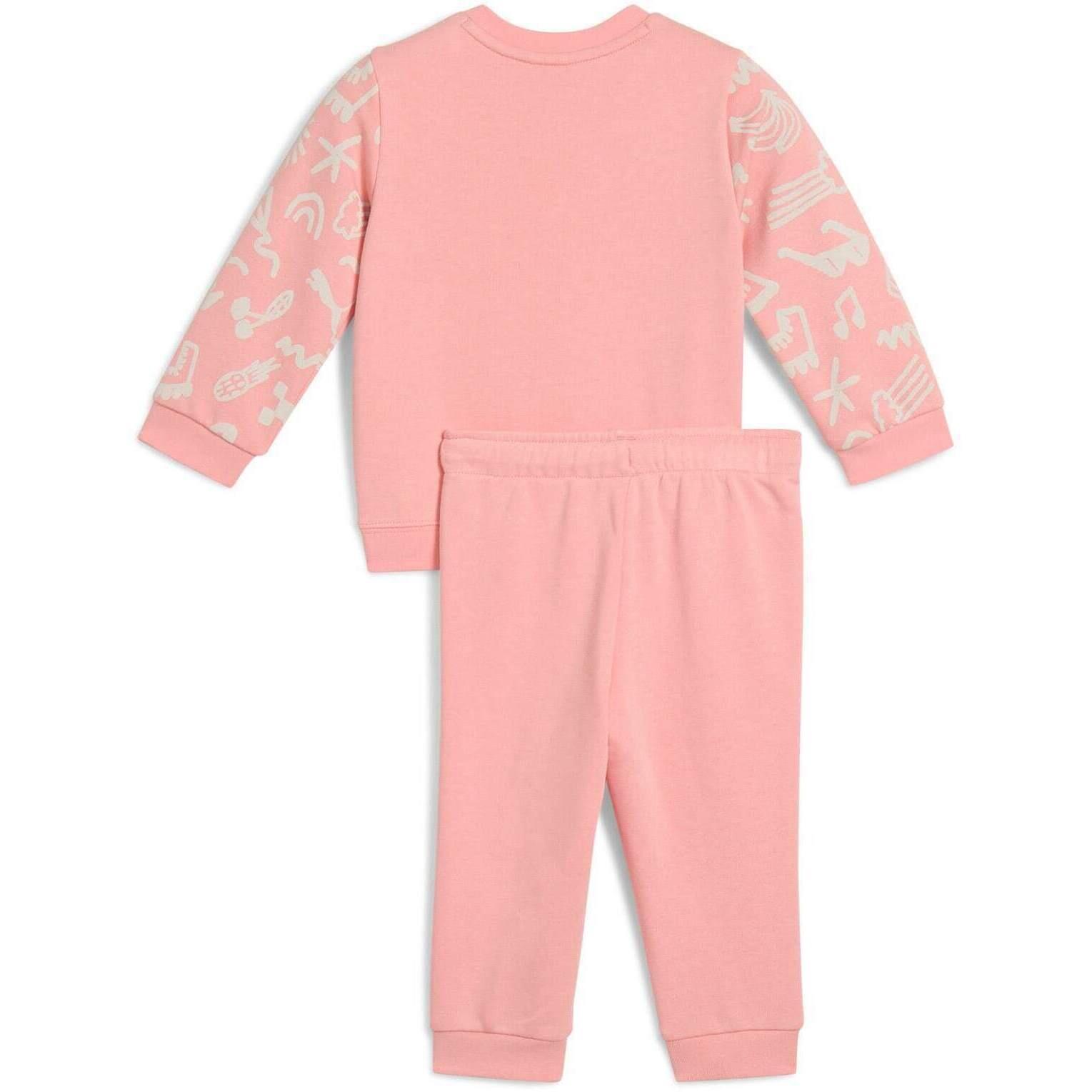 Chandal Puma Minicats Sandy Adventures Crew Set Tr Inf, Rosado, Niños 2/2